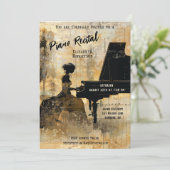 モダンマスター ピアノ リサイタル 招待状 (スタンド正面)