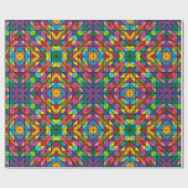 モダンマス包み紙 ラッピングペーパー (フラット)