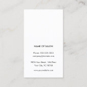 モダンマッサージセラピスト名刺 名刺 (裏面)