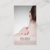 モダンマッサージセラピスト名刺 名刺 (正面)