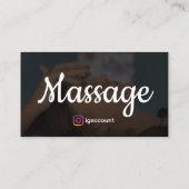 モダンマッサージセラピスト 名刺 (裏面)