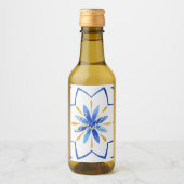 モダンマッチング ブライド バチェロレッテパーティー | モロッカンタイル ワインラベル (正面)