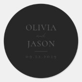 モダンマットミニマルブ結婚ラック ラウンドシール (正面)