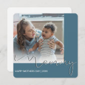 モダンマママザーズ・デイ・ホリデー・カード シーズンカード (正面/裏面)