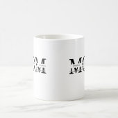 モダンママ キッズ 名前 母の日 コーヒーマグカップ (中央)