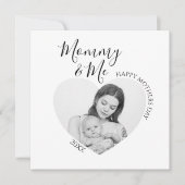 モダンママ |ハート写真 シーズンカード (正面)