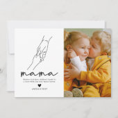 モダンママ フォト マザーズデー カード (正面)