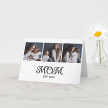 モダンママ 3枚の写真で母の日を祝う