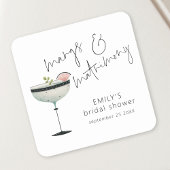 モダンマルグとマトリモニー マグリタ ブライダルシャワー スクエアシール