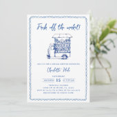 モダンマーケット ブライダルシャワー 招待状 (スタンド正面)