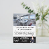 モダンマーケティング実在不動産業者リアルティカスタムー ポストカード (スタンド正面)