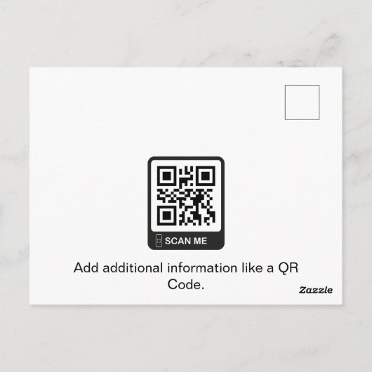 モダンマーケティング実在不動産業者リアルティカスタムー ポストカード (裏面)