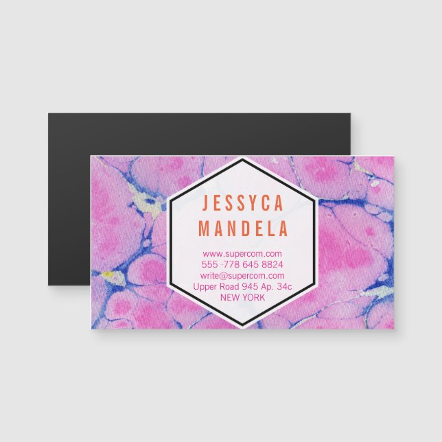 モダンマーブルペーパー (正面/裏面)