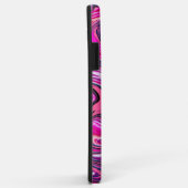 モダンマーブル渦巻きモノグラム Case-Mate iPhoneケース (裏面/右)
