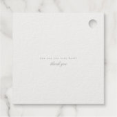 モダンマーブル サンクス リアルゴールドホイル フェイバータグ (裏面)