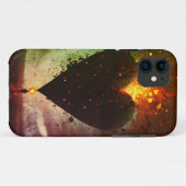 モダンマーヴン: おしゃれな男性のためのTシャツデザイン Case-Mate iPhoneケース (裏面(横))