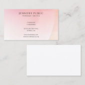 モダンミニマエレガントカラフルテンプレートトレンディー 名刺 (正面/裏面)