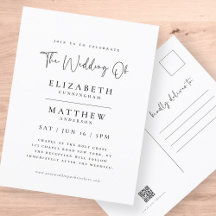 モダンミニマエレガントシンプル結婚リスト