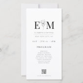 モダンミニマエレガントリストのシックな結婚葉 (正面)