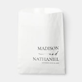 モダンミニマエレガントリスト白結婚黒 フェイバーバッグ (正面)