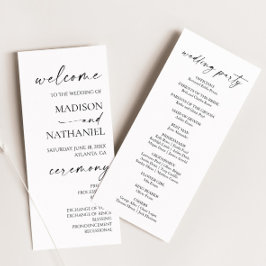 モダンミニマエレガントリスト白結婚黒 プログラム