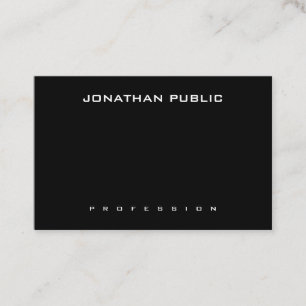 モダンミニマエレガントリスト白黒トレンディー 名刺
