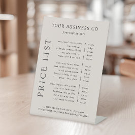 モダンミニマエレガントリスト 台座サイン