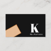 モダンミニマエレガント実在不動産 名刺 (正面)