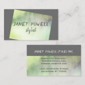 モダンミニマカスタムリストテンプレート 名刺 (正面/裏面)