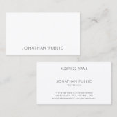 モダンミニマカッコいいお洒落リスエレガントト 名刺 (正面/裏面)