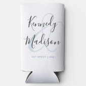 モダンミニマシンプル🤵エレガント結婚 スリム缶クーラー (正面)