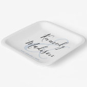 モダンミニマシンプル🤵エレガント結婚 ペーパープレート (傾斜あり)