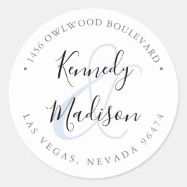 モダンミニマシンプル🤵エレガント結婚 ラウンドシール