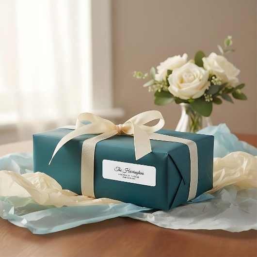 モダンミニマシンプルリスト差出人住所 ラベル