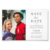 モダンミニマシンプルル写真結婚の日救付 フォトプリント            (正面)