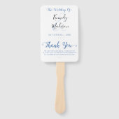 モダンミニマシンプル✨💍エレガント結婚 ハンドファン (正面)