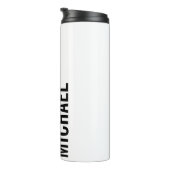 モダンミニマパーソナライズされたリスト名 タンブラー (回転右)