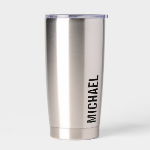 モダンミニマパーソナライズされたリスト名 保温保冷タンブラー
