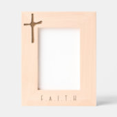 モダンミニマパーソナライズされたリストPalm Cross記念 レーザー彫刻フレーム (正面)