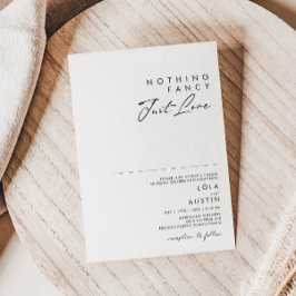 モダンミニマファンシーリストは愛の結婚み 招待状