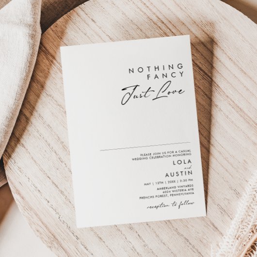 モダンミニマファンシーリストは愛の結婚み 招待状