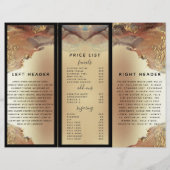 モダンミニマフェイクリスト金箔 (裏面)