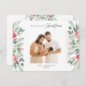 モダンミニマメリーリスト ポストカード (正面/裏面)