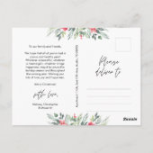 モダンミニマメリーリスト ポストカード (裏面)