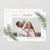 モダンミニマメリーリスト ポストカード (正面/裏面)