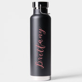 モダンミニマリストスクリプトパーソナライズド ウォーターボトル