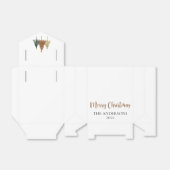 モダンミニマリスト水の色クリスマスツリー フェイバーボックス (折り畳みなし)