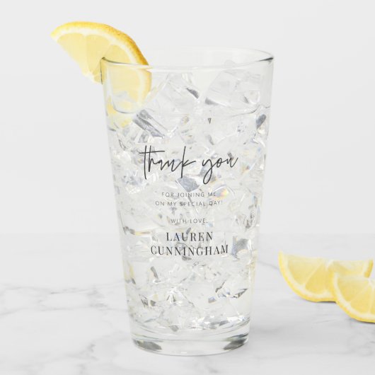 モダンミニマリスト・シック・サンキュー タンブラーグラス (アイス正面)