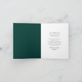 モダンミニマリスト スプリットスクエア フォト 卒業 サンキューカード (内部)