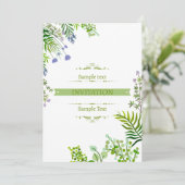 モダンミニマリズム：スタイルのあるシンプルさ 招待状 (スタンド正面)